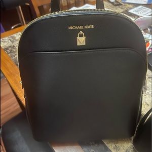 Michael Khors Black Backpack